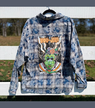 Boo-Ji Plaid (Blue) Flannel | Indigo Blue | PREORDER