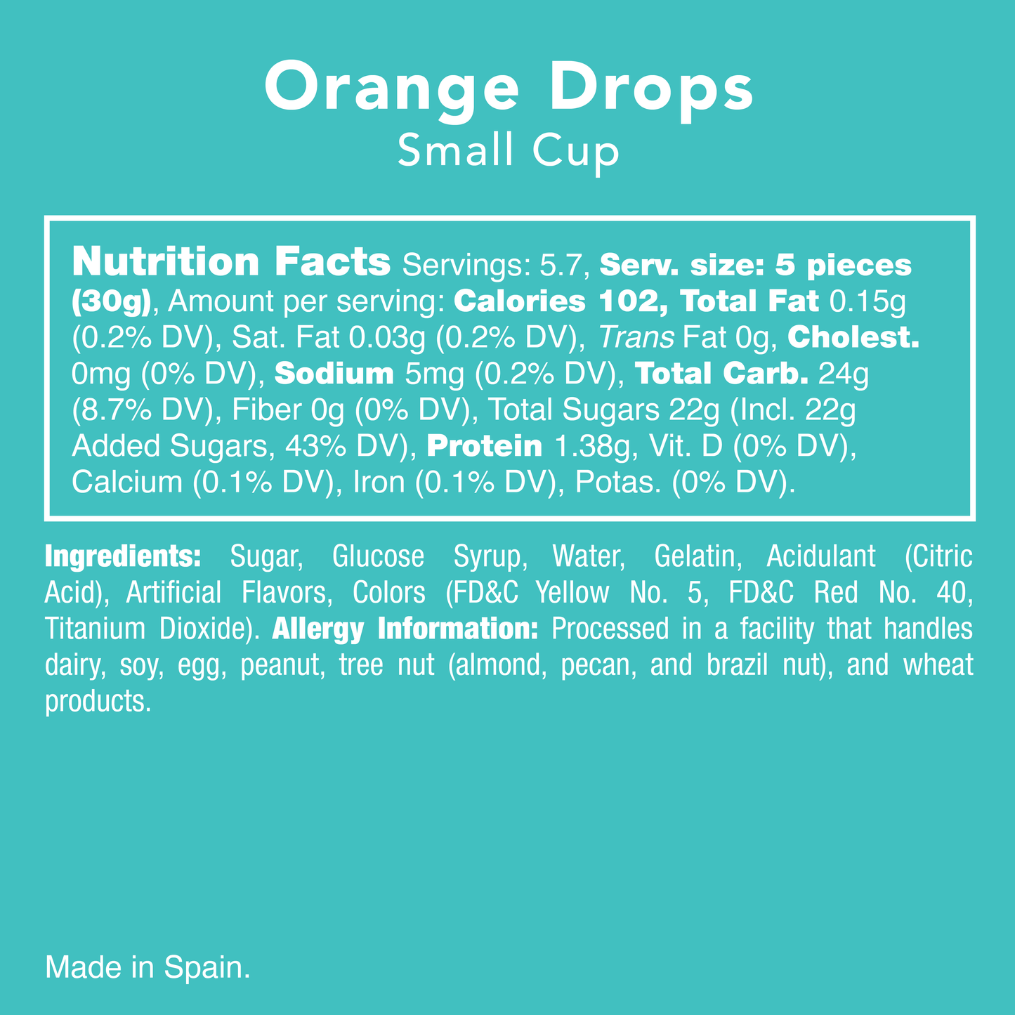 Orange Drops Gummies