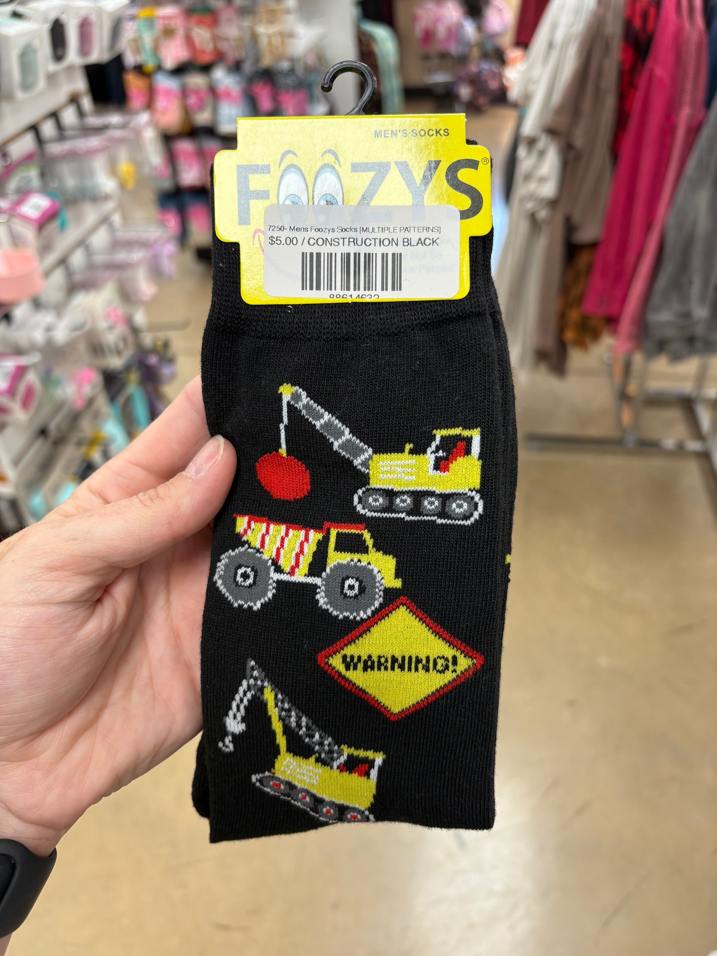 7250- Mens Foozys Socks [MULTIPLE PATTERNS]