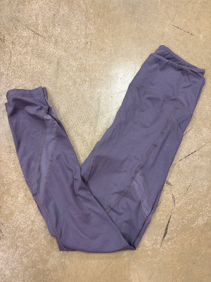 (21) Frosted Mulberry Mesh Side Full Length Leggings *FINAL SALE* DOOR BUSTER*