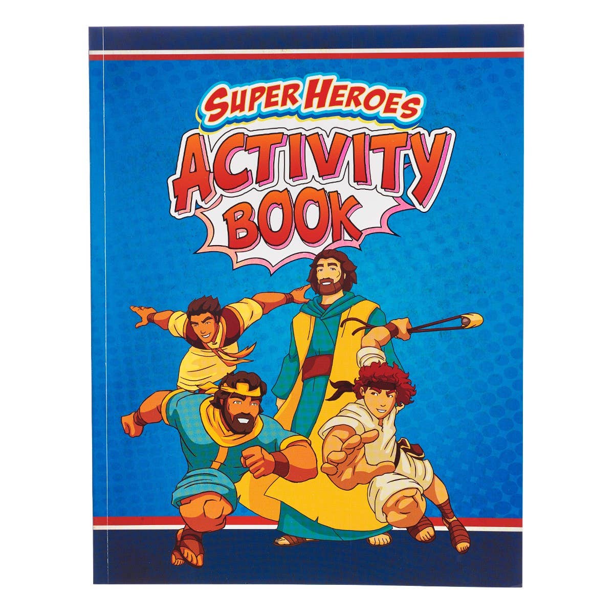 3419- Kid Book Super Heroes Activity Book Softcover