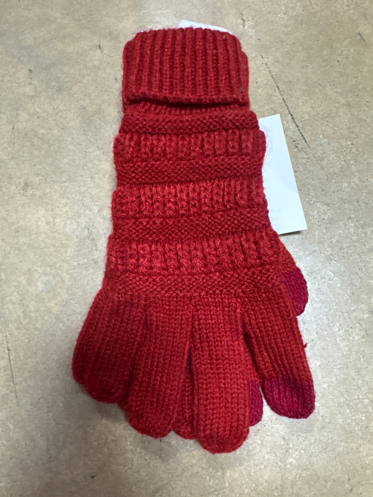 Burgundy C. C. Kid gloves