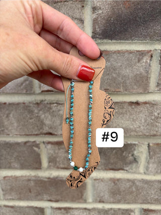 3817- Beaded Adjustable Ankle Bracelets *PICK COLOR*