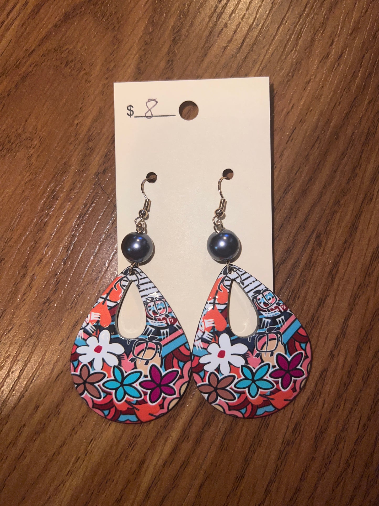 2130- Groovy Acrylic Earrings