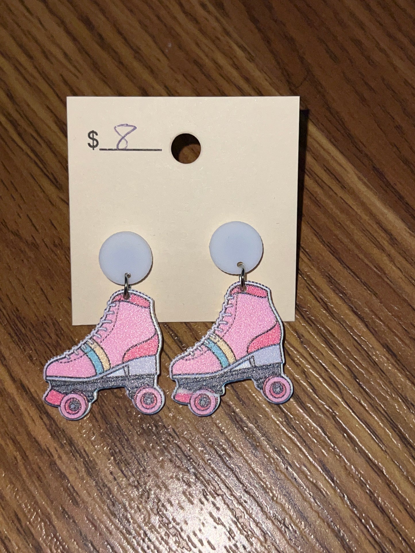 3076- Roller Blade Earrings