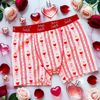 Arya Hip Hugging Boxer Shorts |Vintage Bows & Lace| JadyK