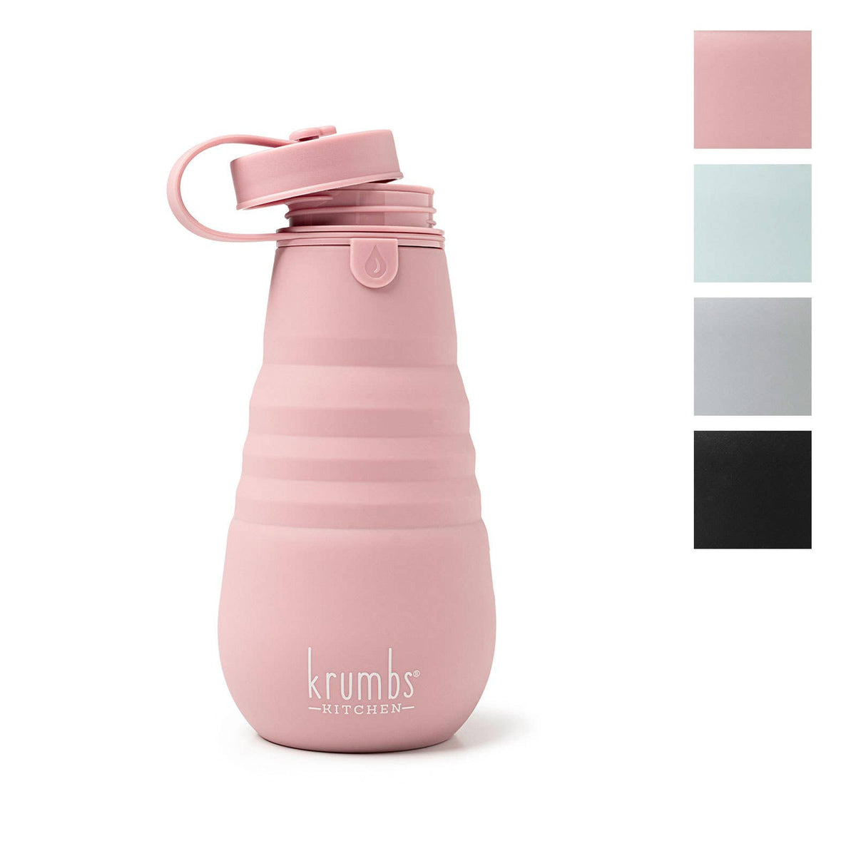 2500- Krumbs Kitchen® Essentials Collapsible Silicone Water Bottle