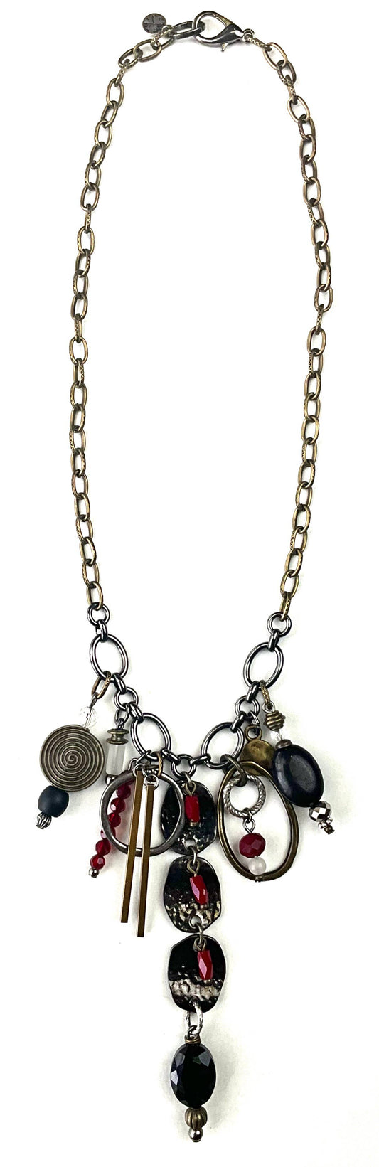Chains w/ Grad Trinket Dangles Necklace