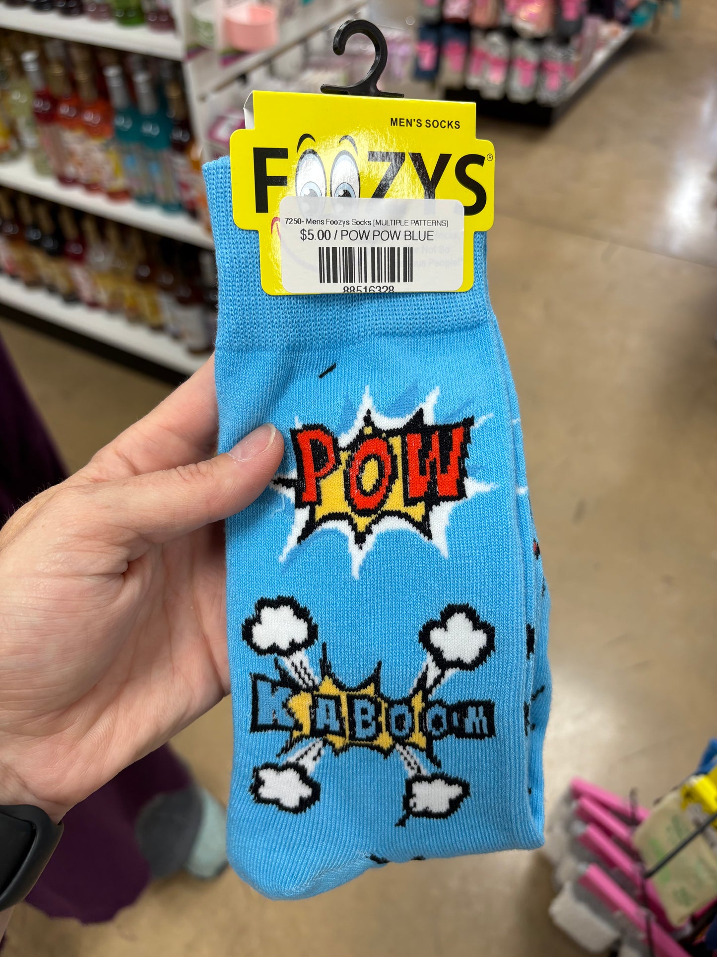 7250- Mens Foozys Socks [MULTIPLE PATTERNS]