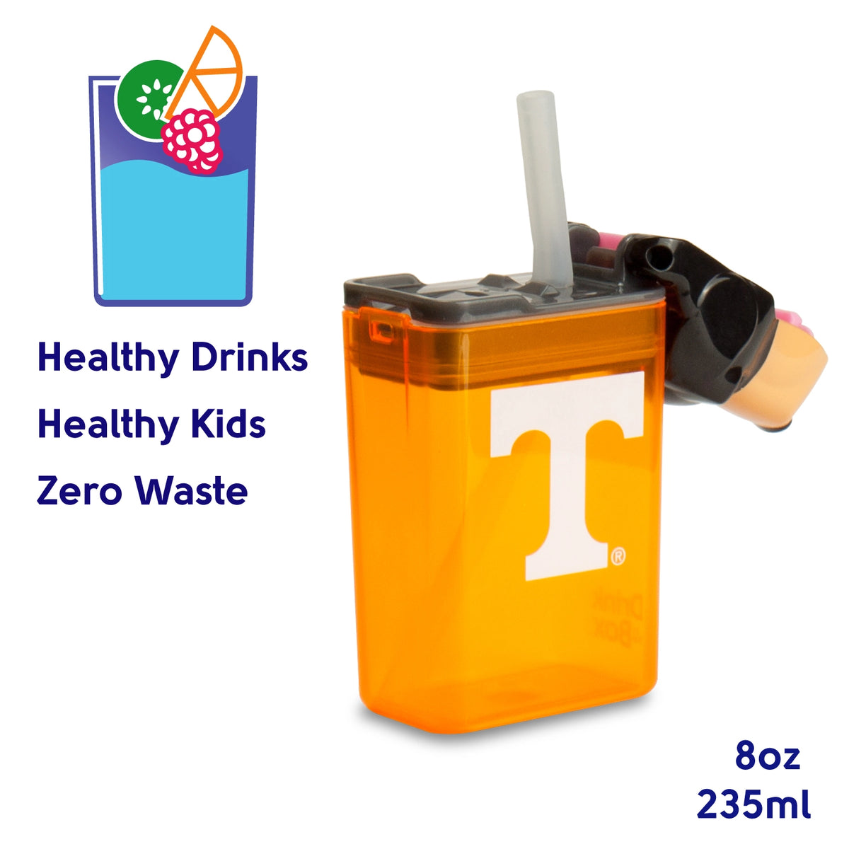 Tennessee Smokey Refillable Eco-Friendly Drink Box (8oz or 12oz) *TN COLLECTION*