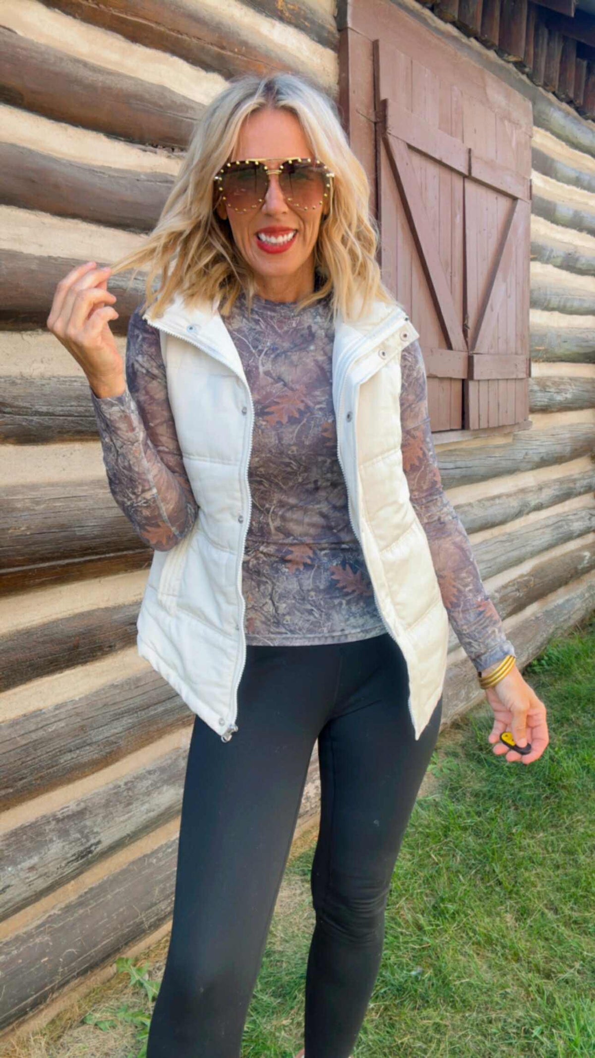 Marlie Camo Mesh Top | SALTY WAVE