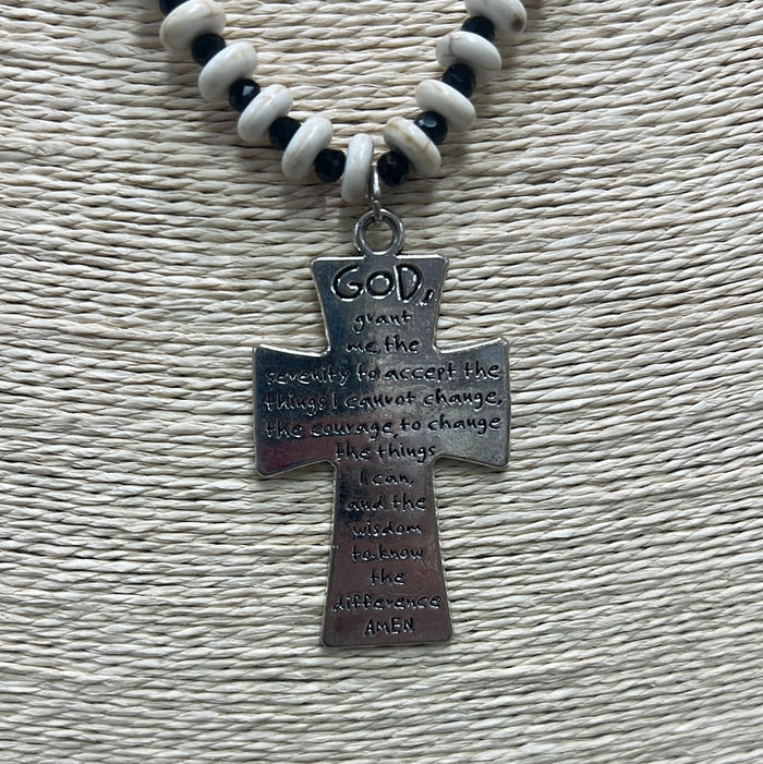 771- Serenity Cross Necklace