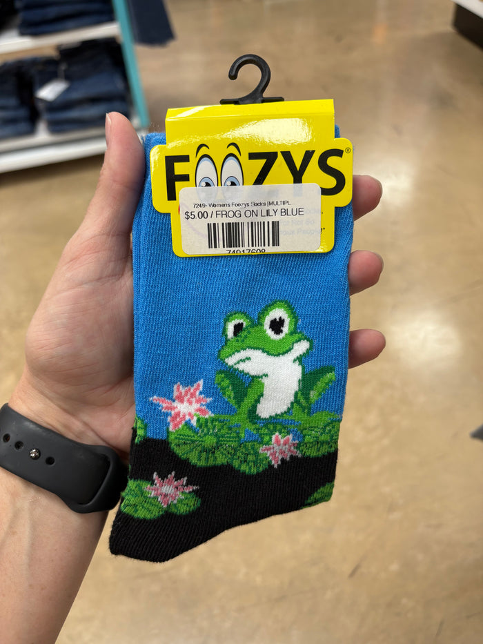 7249- Womens Foozys Socks [MULTIPLE PATTERNS]