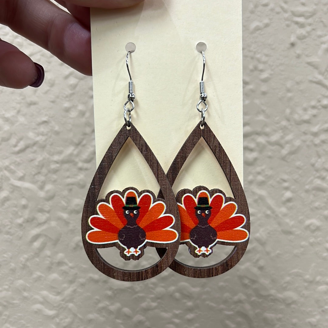 10262- Turkey Wooden Earrings