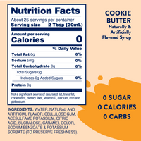 Sugar Free Cookie Butter Syrup