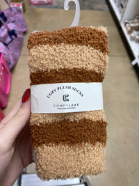 Cat Fuzzy Socks (PICK COLOR)