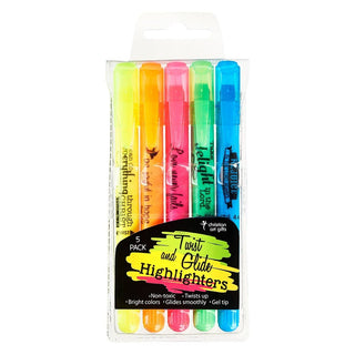 *Highlighter 5pc Set Twist and Glide Gel