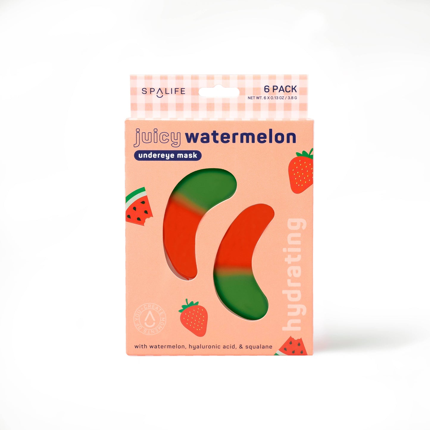 Juicy Watermelon Hydrating Undereye Masks - 6 Pairs