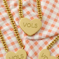 Go Vols Go Engraved Gold Necklace *PREORDER- CLOSING 2/13*