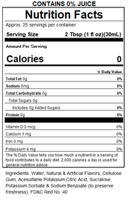 Sugar Free Strawberry 750ml - Skinny Syrup
