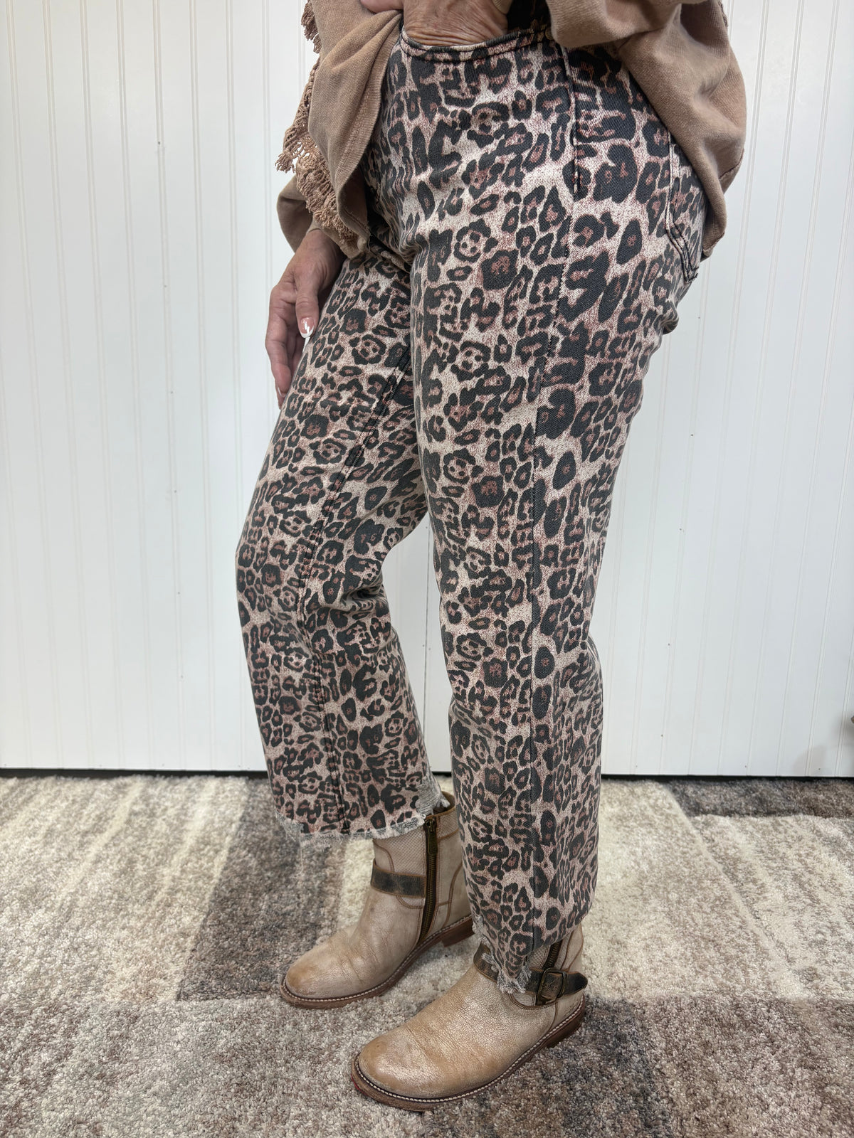 Range & Roar Animal Print Jeans by Sterling Kreek