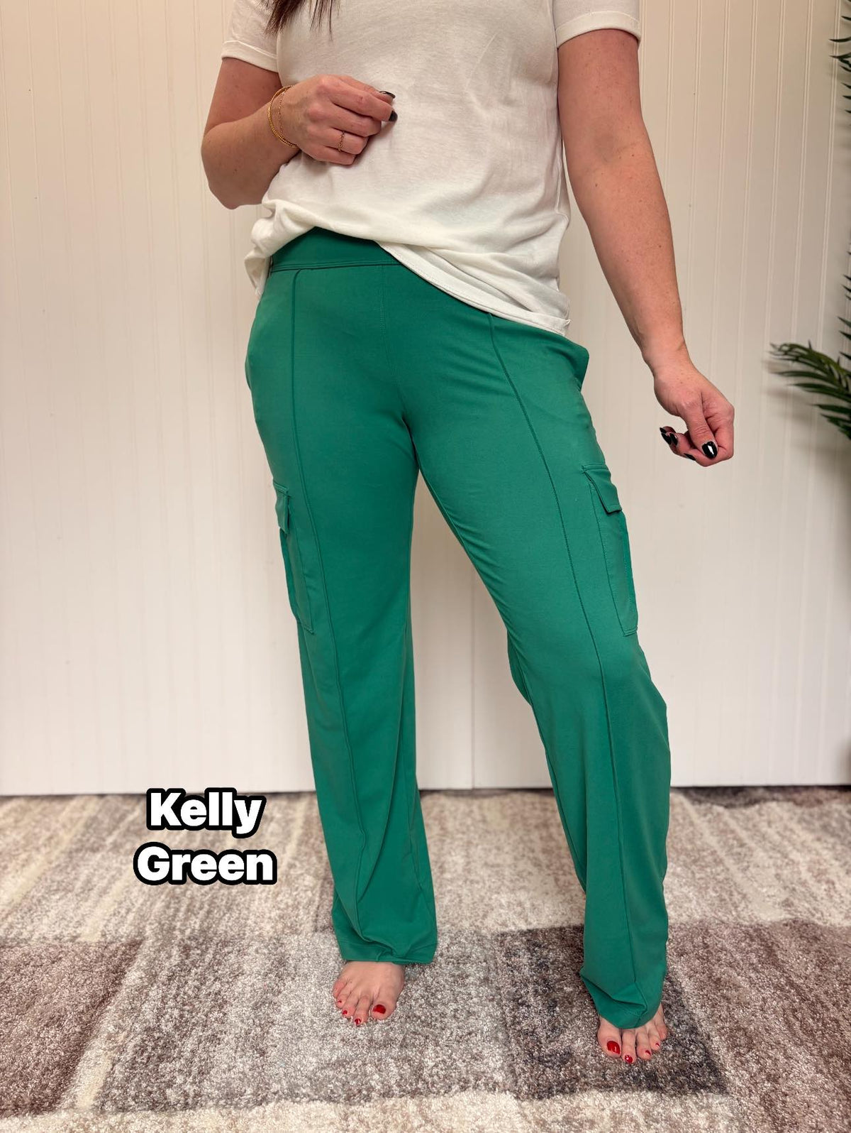 Butter Soft Straight Leg Cargo Pants by Rae Mode *5 colors*