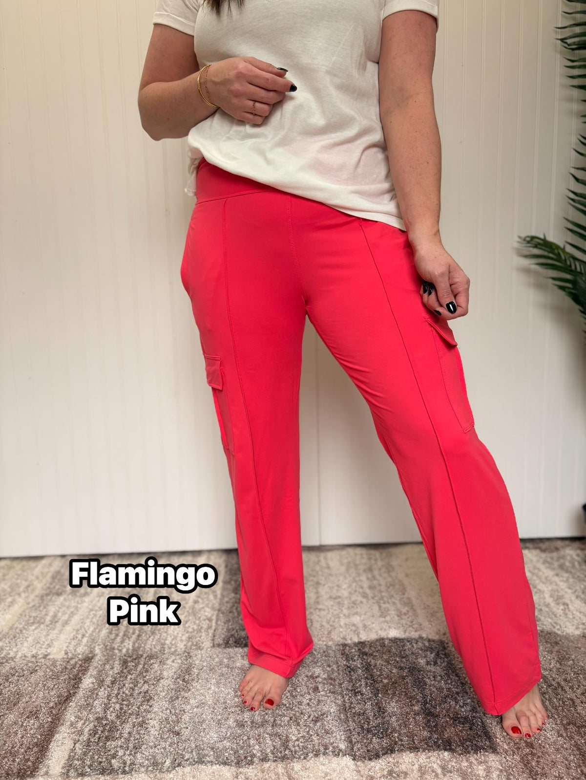 Butter Soft Straight Leg Cargo Pants by Rae Mode *5 colors*