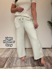 Scuba Cropped Wide Leg Pants by Rae Mode