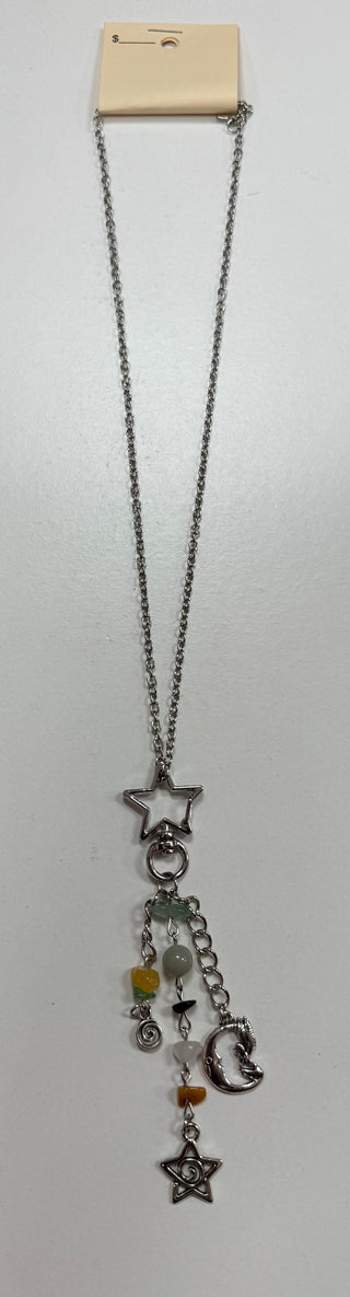 Silver Chain Star Necklace Charms