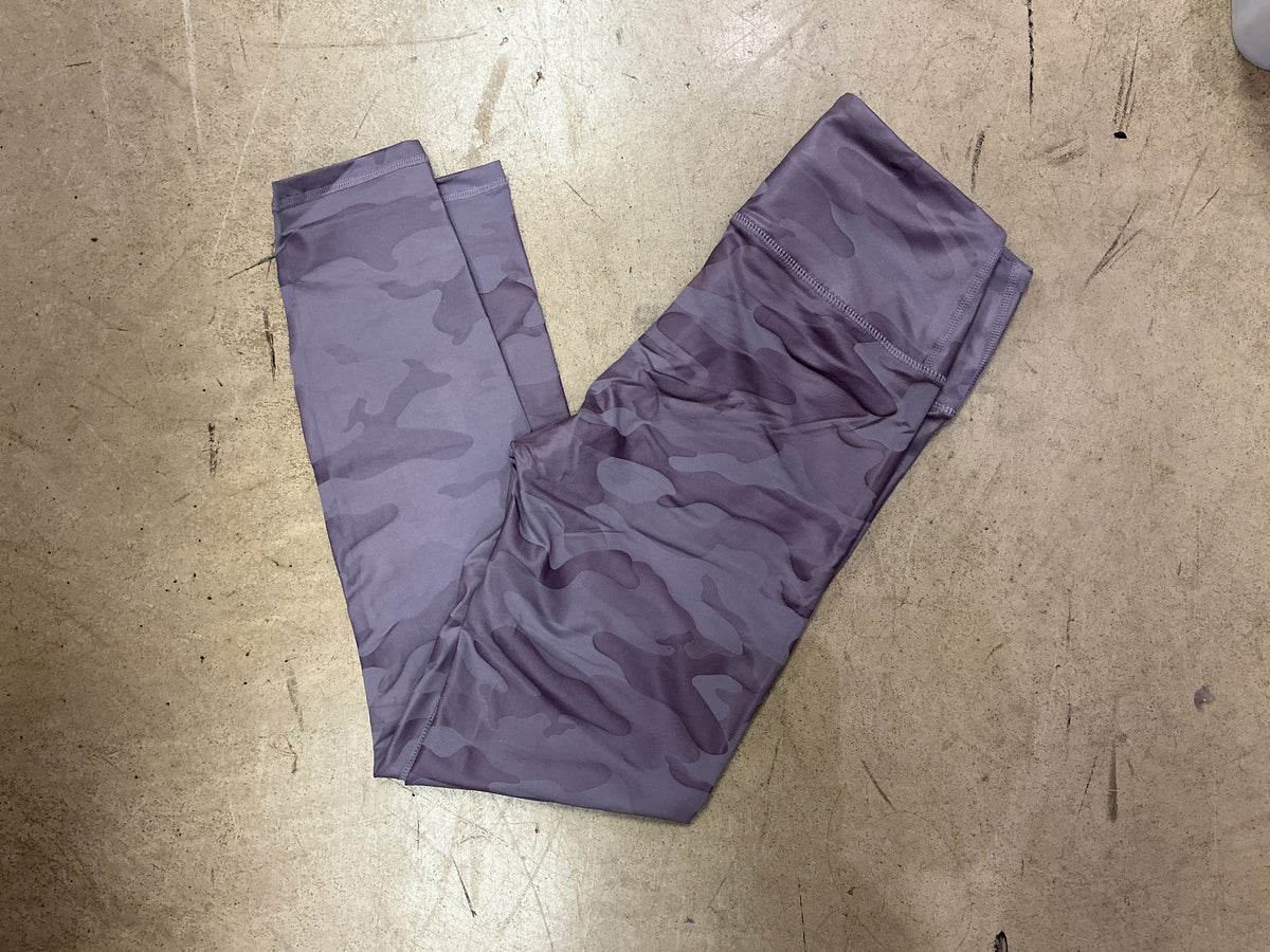 Lavender Camo Leggings *FINAL SALE DOORBUSTER* BIN #11