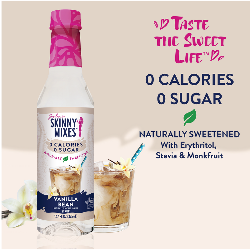 Naturally Sweetened Vanilla Bean Syrup - 375ml