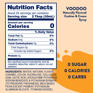 Sugar Free Voodoo Syrup 
