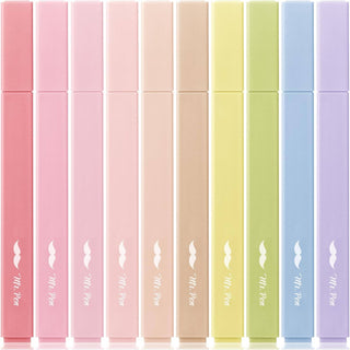 Aesthetic Bible Highlighters 10 Pack No Bleed
