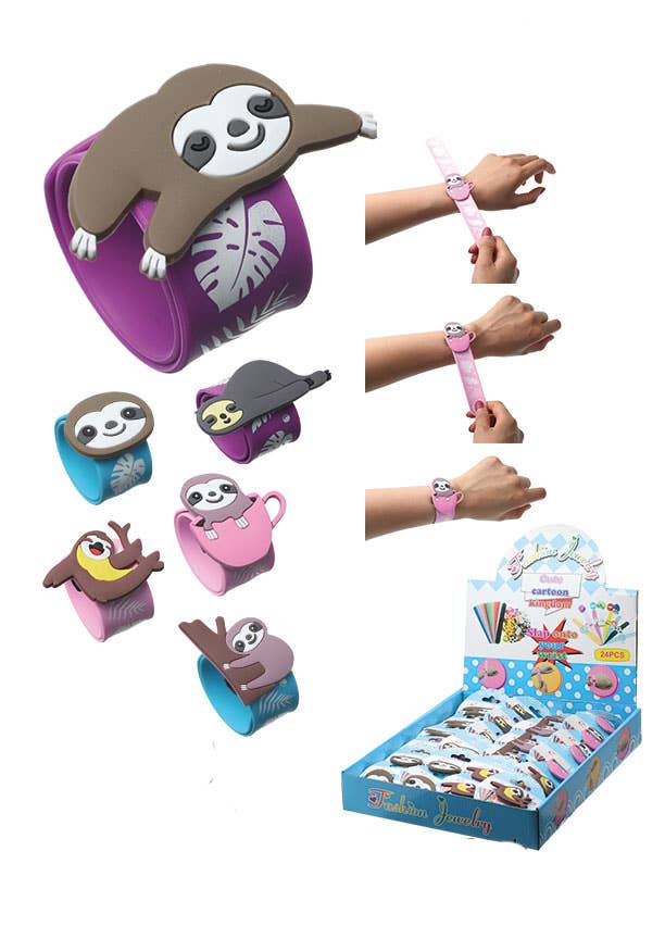 Sloth Slap Bracelets