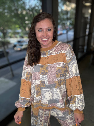 Patchwork Boho Top | EASEL ATLANTA