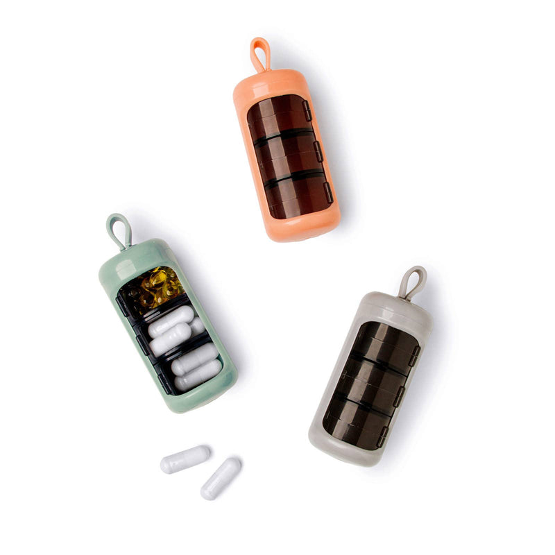 2498- En Route® Care Capsule Pill & Vitamin Case