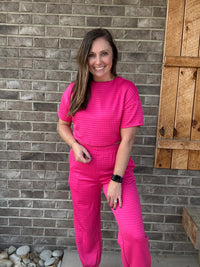 Quilted Crop Top w/ Jogger Sets *PICK OR BLACK* *DALLAS PREORDER!*