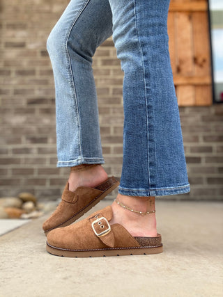 Tobacco Faux Suede Day Dream by Corkys Footwear