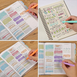Bible Highlighters & Pens No Bleed 12