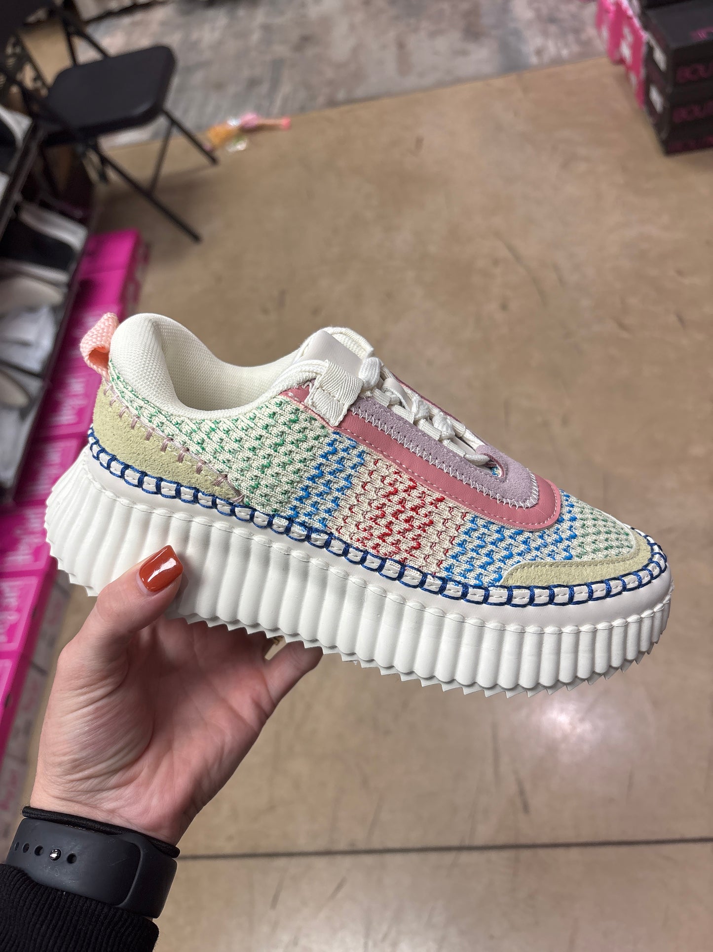 3800- Multi Color Adventure Sneakers by Corkys