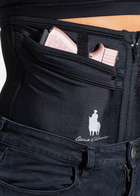 LITE Concealed Carry Corset- Black