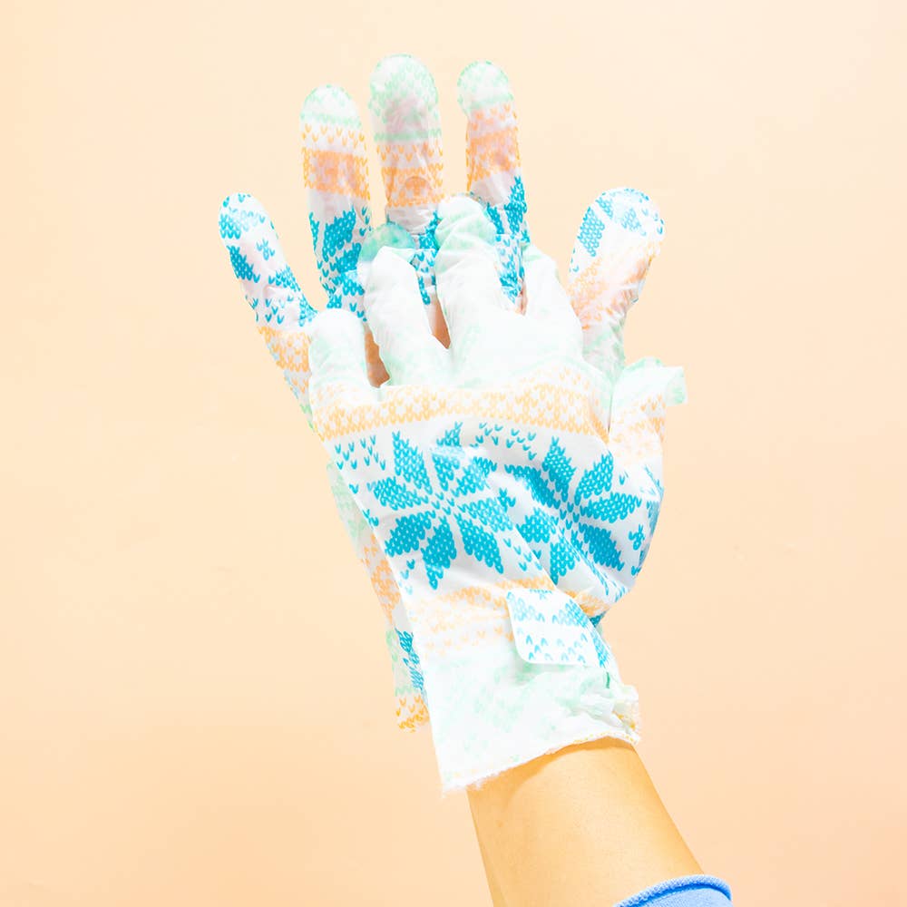 Holiday Moisture Mittens Smoothing Hand Gloves : Single