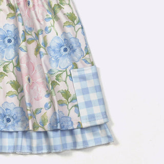 Cotton Candy Poppy Girls Dress by Clover Cottage