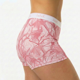 Arya Hip Hugging Boxer Shorts | Pink Camo | JadyK