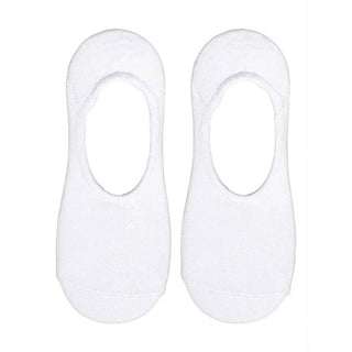 No-Show Liner Socks - Solid White