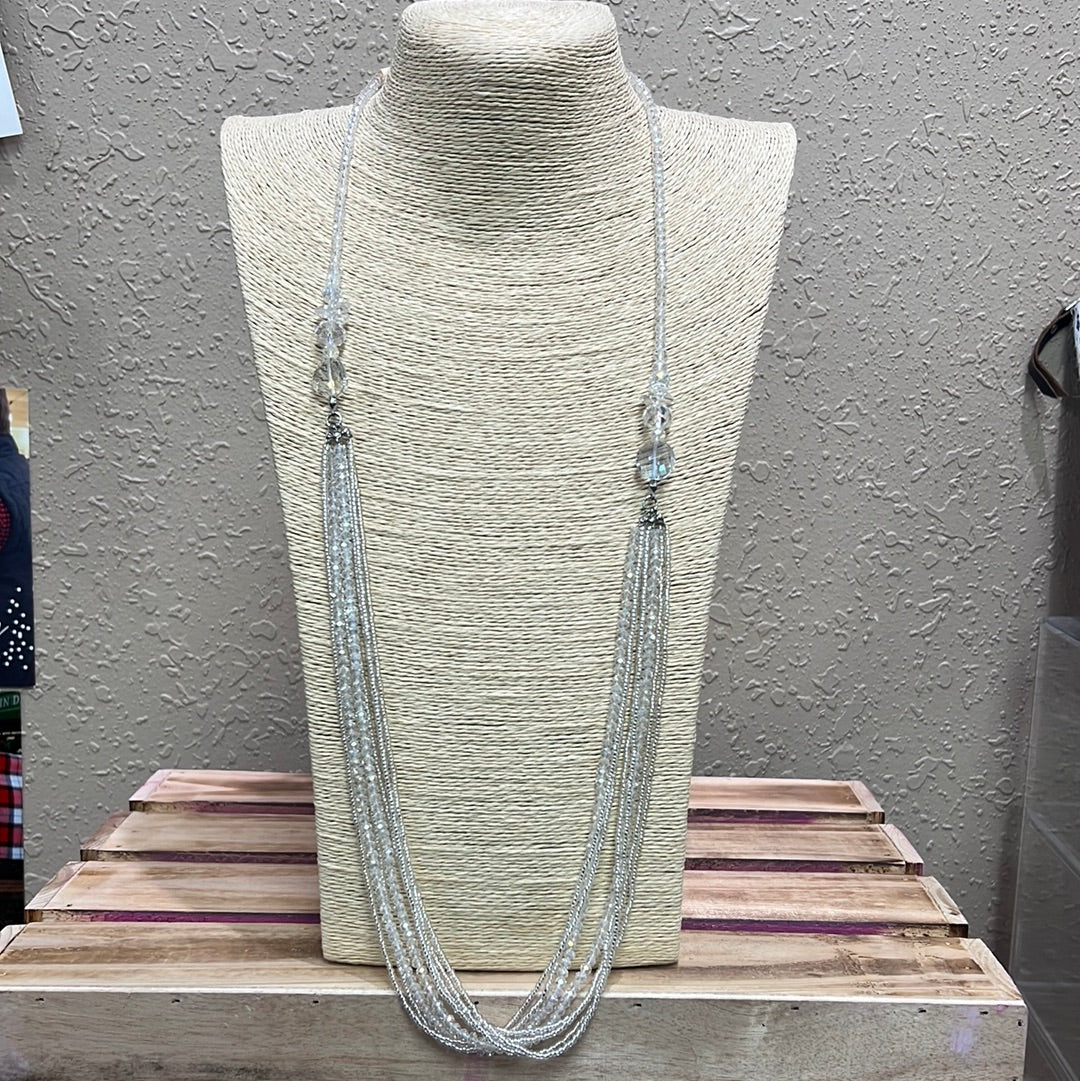 562- Crystal Layer Necklace