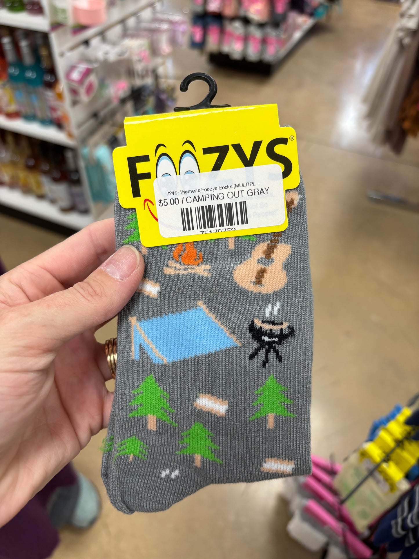 7249- Womens Foozys Socks [MULTIPLE PATTERNS]