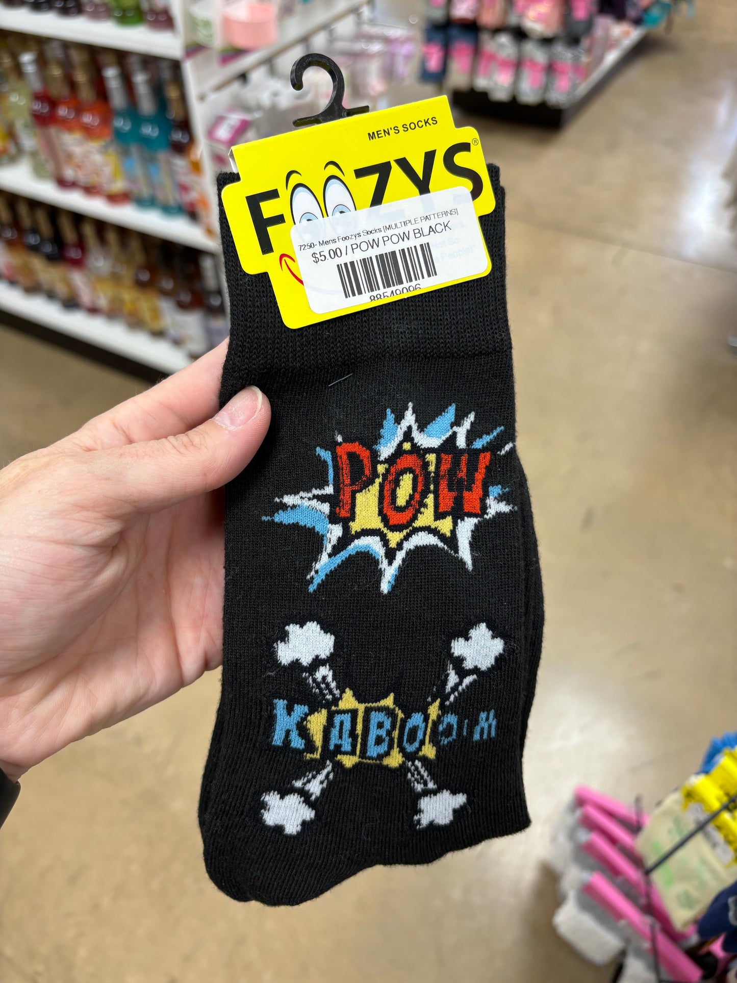 7250- Mens Foozys Socks [MULTIPLE PATTERNS]