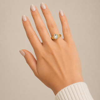SAGE GOLD RING CLEAR LIVEBOX