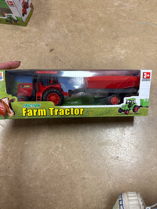 3847- Tractor w/ Trailer *PICK COLOR*